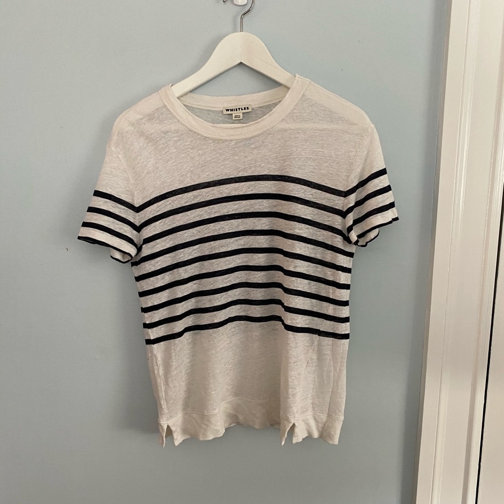 Whistles Linen Tshirt
